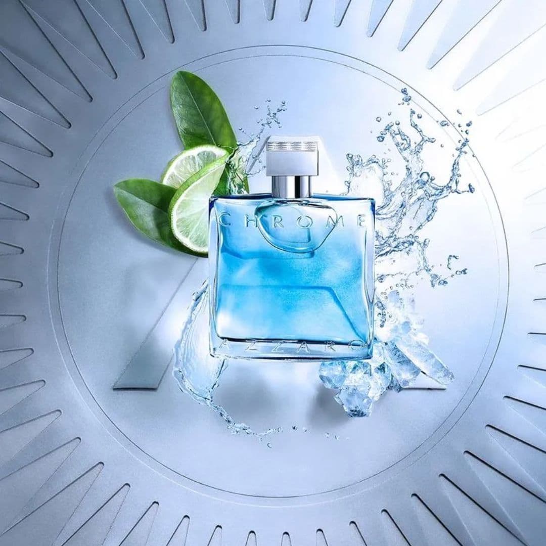 KIT AZZARO CHROME EAU DE TOILETTE 100ML + GEL DE BANHO 75ML + EDT 10ML — miniatura 3